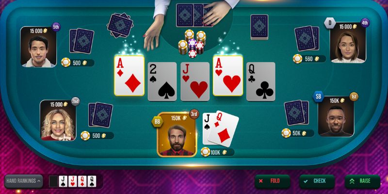 Các xếp hạng bài Poker VIPwin chuẩn nhất