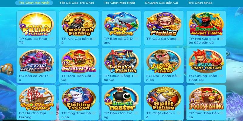 Hàng trăm tựa game săn ngư cho bạn giải trí