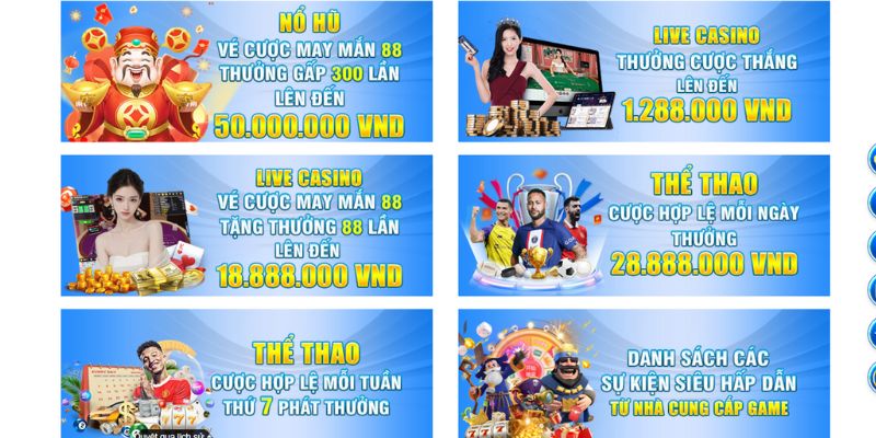 Khuyến mãi VIPwin khi tham gia sảnh cược tại nhà cái